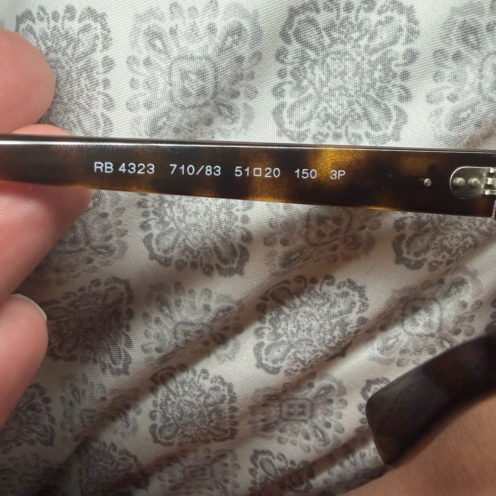 Ray-Ban Brown Square Sunglasses - Picture 4 of 4